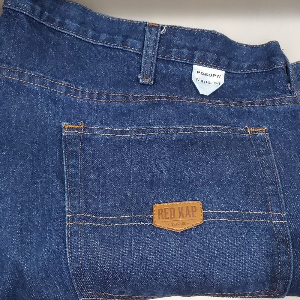 Men's Red Kap Straight Relaxed Fit Jeans. 48x34. Brand new